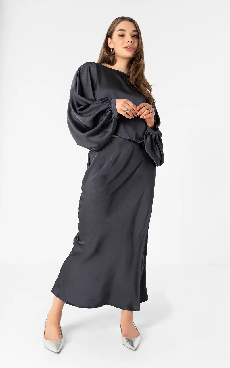 Maxi skirt Dark Grey