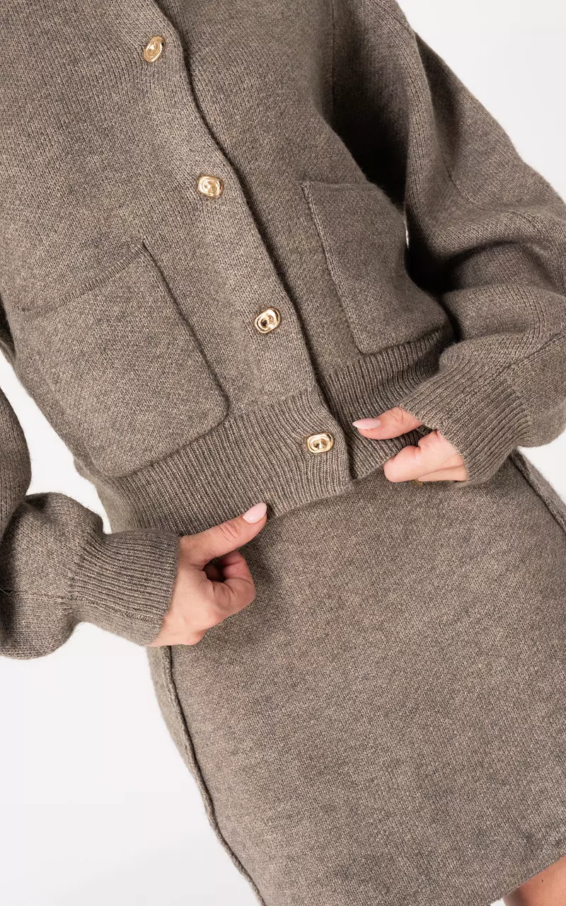 Knitted set  Taupe