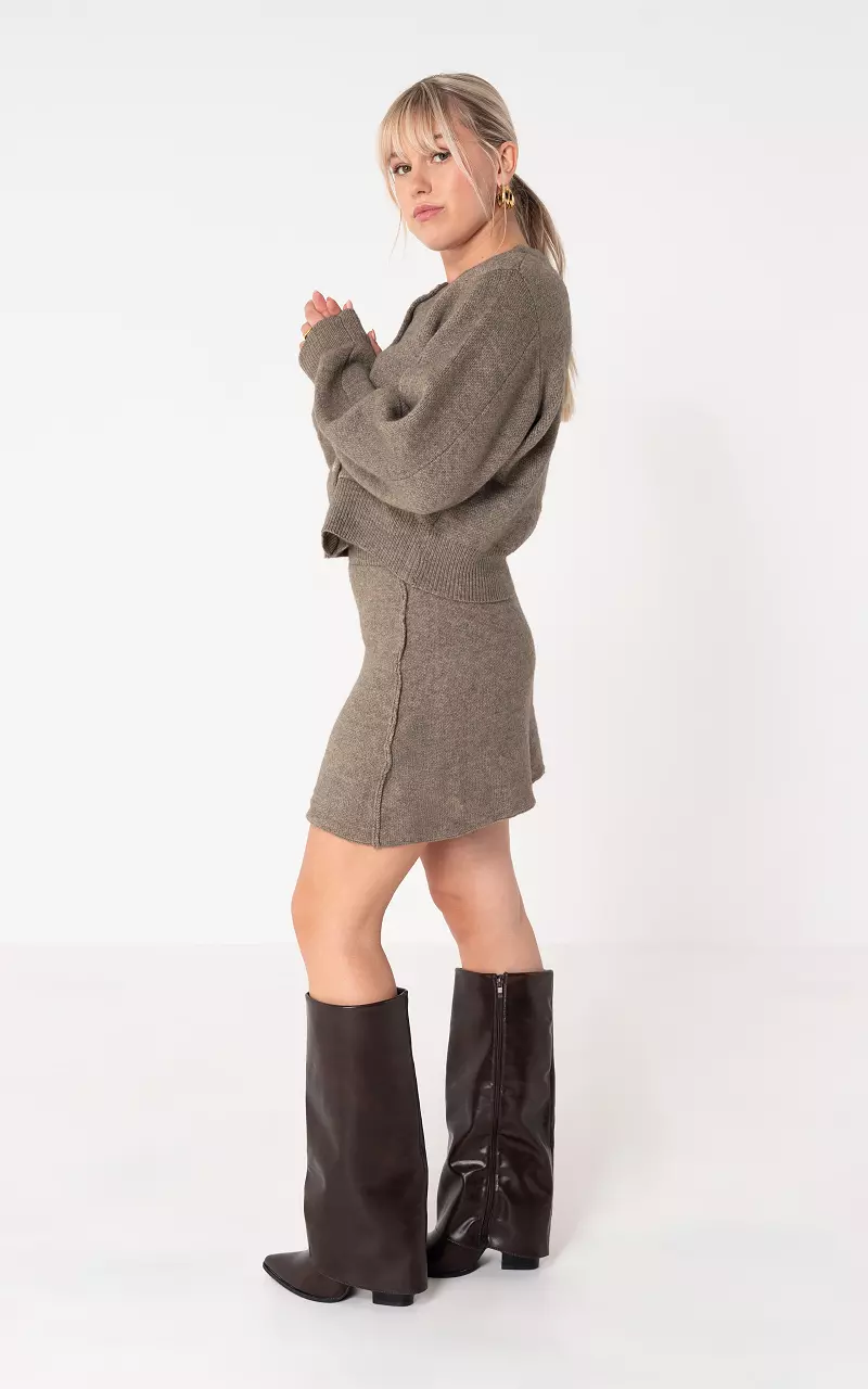 Knitted set  Taupe