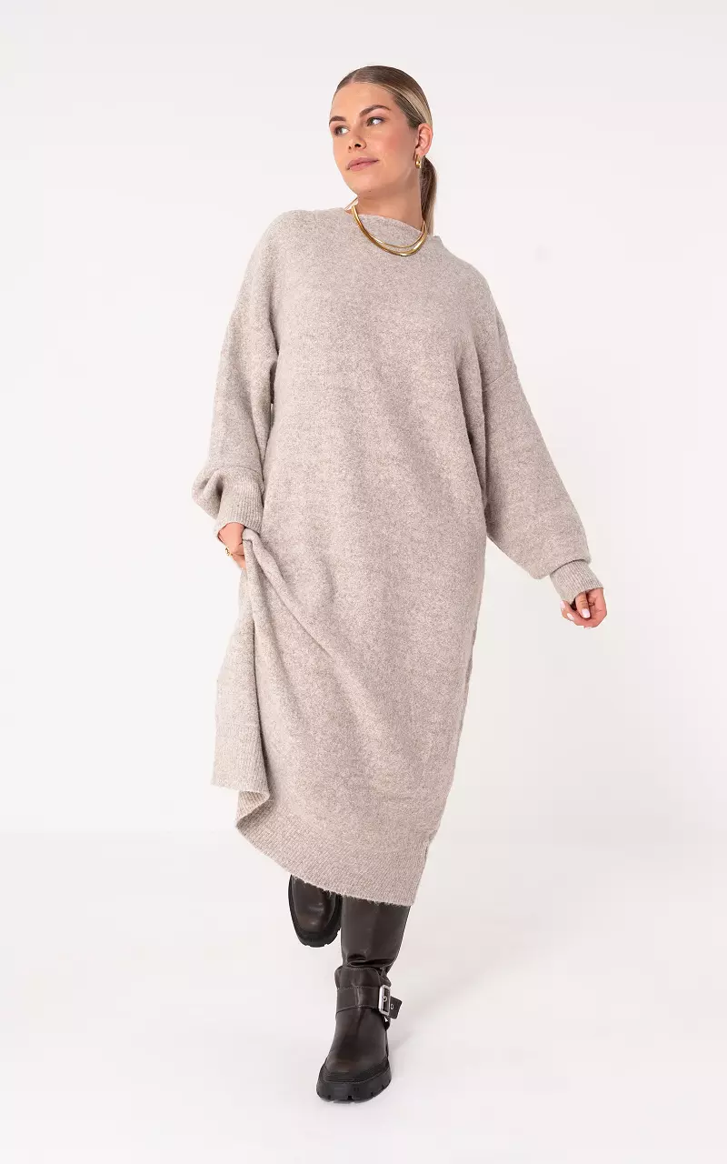 Maxi jurk Taupe