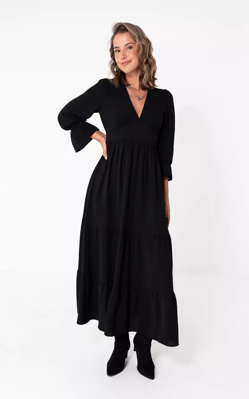 Maxi jurk Zwart