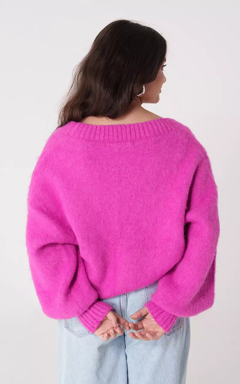 Vest with buttons Pink