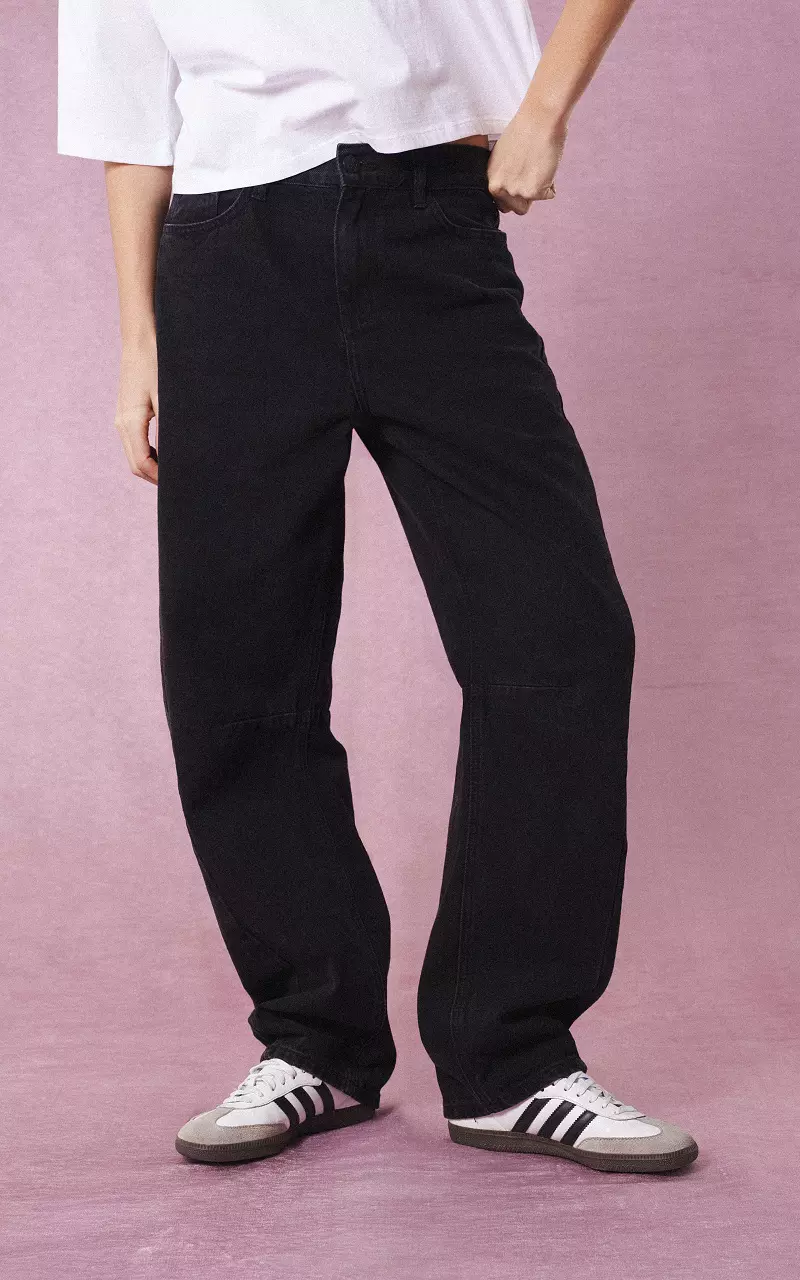 Balloon Jeans Schwarz