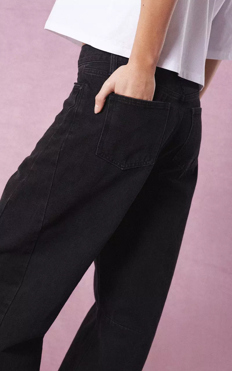 Balloon Jeans Schwarz