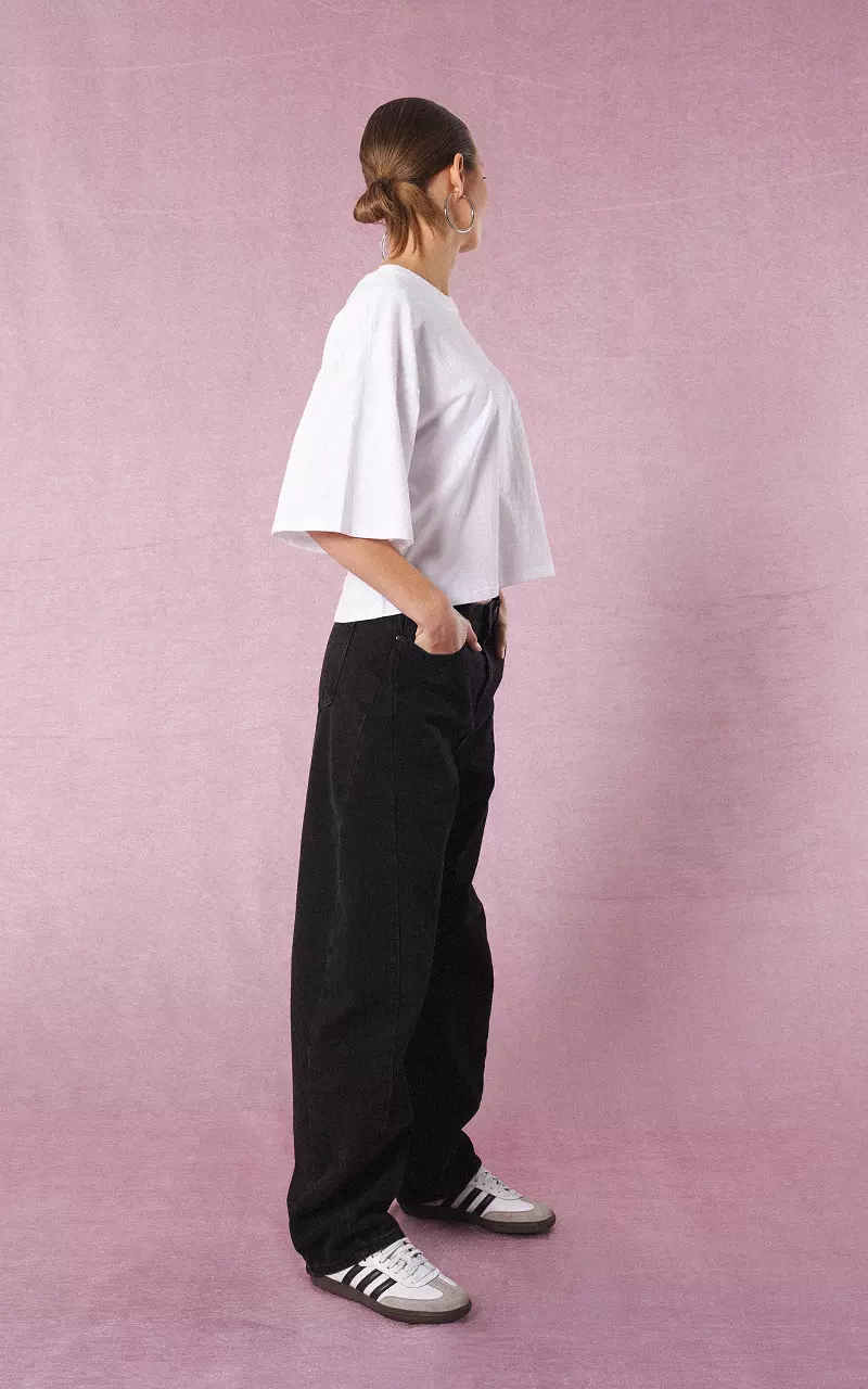 Balloon Jeans Schwarz