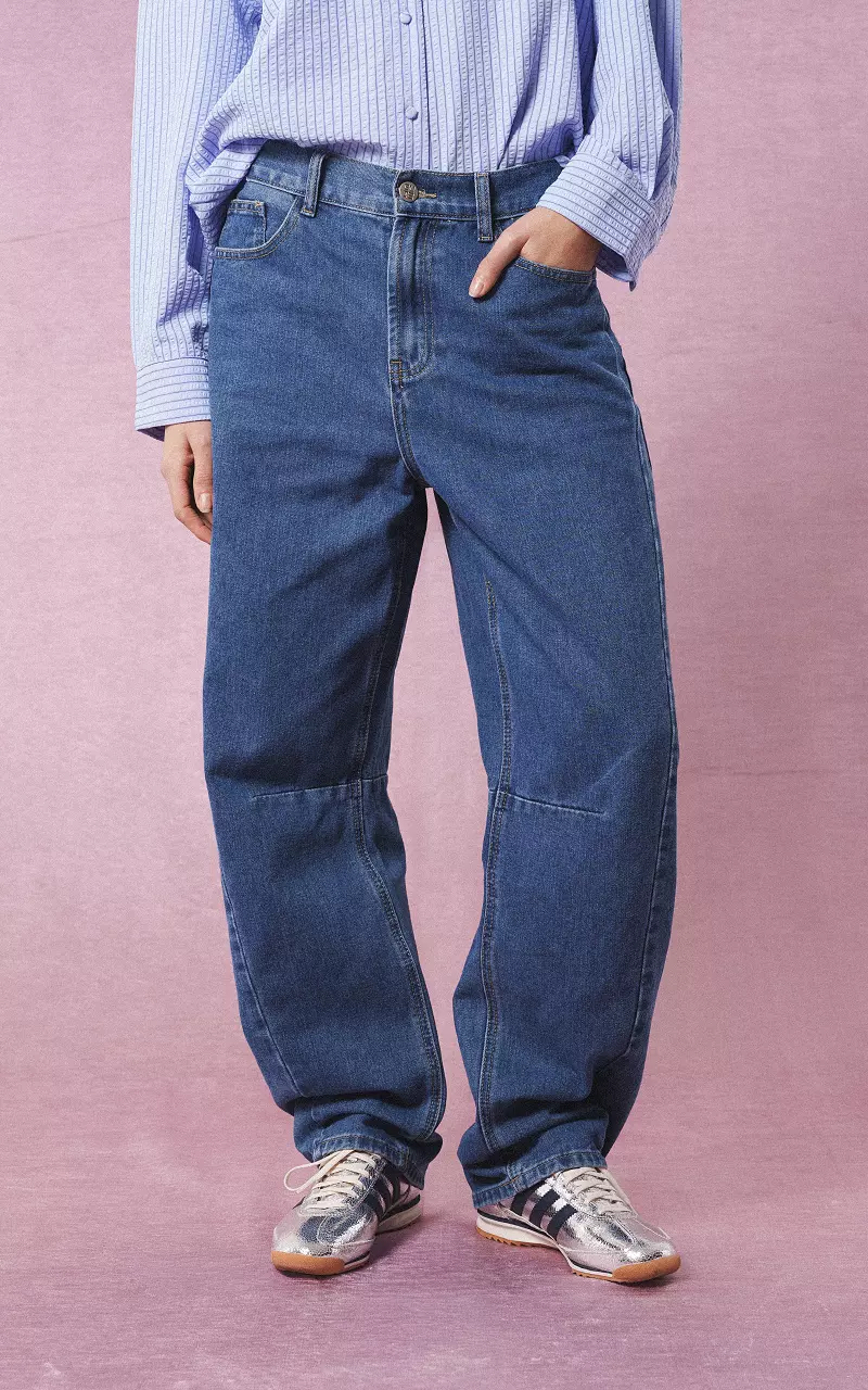 Balloon Jeans Blau