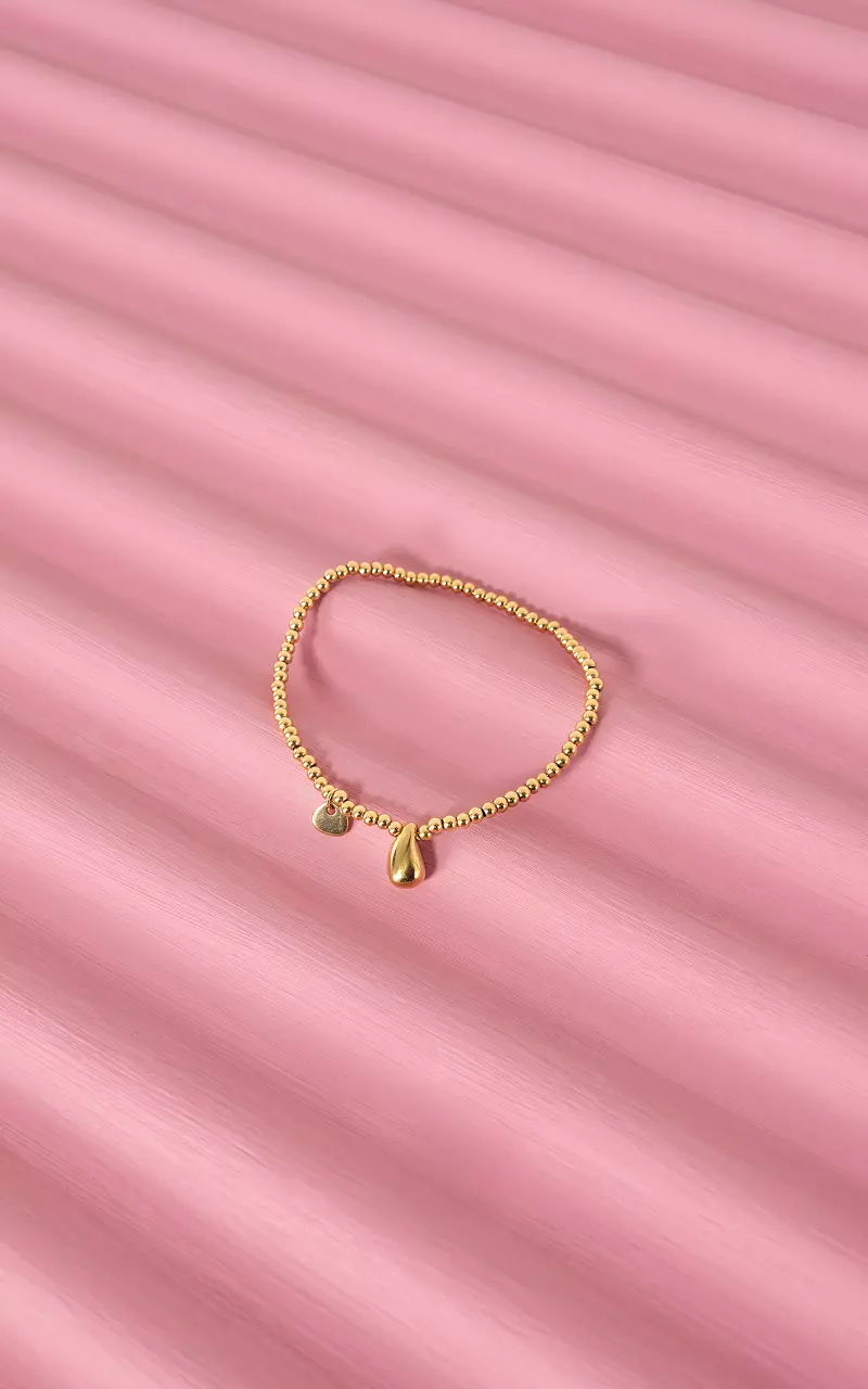 Elasticated bracelet Gold