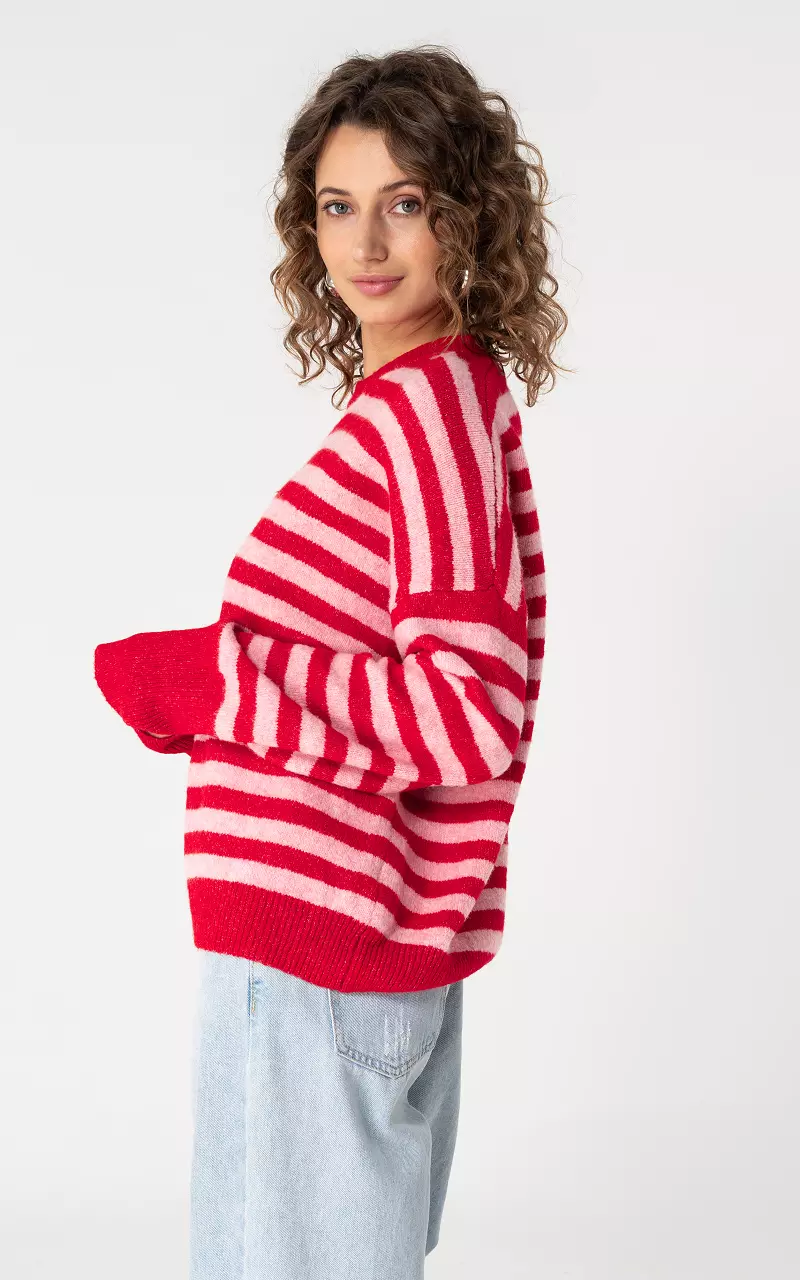 Knitted sweater Red Pink
