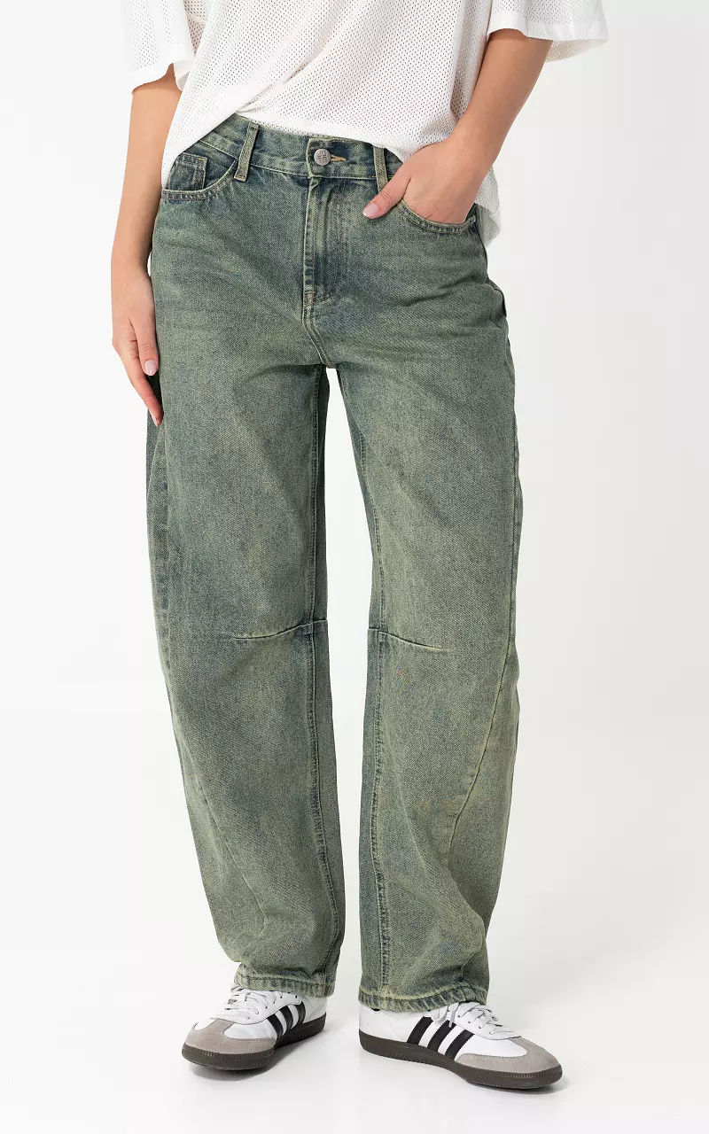 Balloon jeans Green