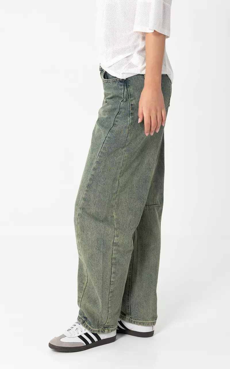 Balloon jeans Green