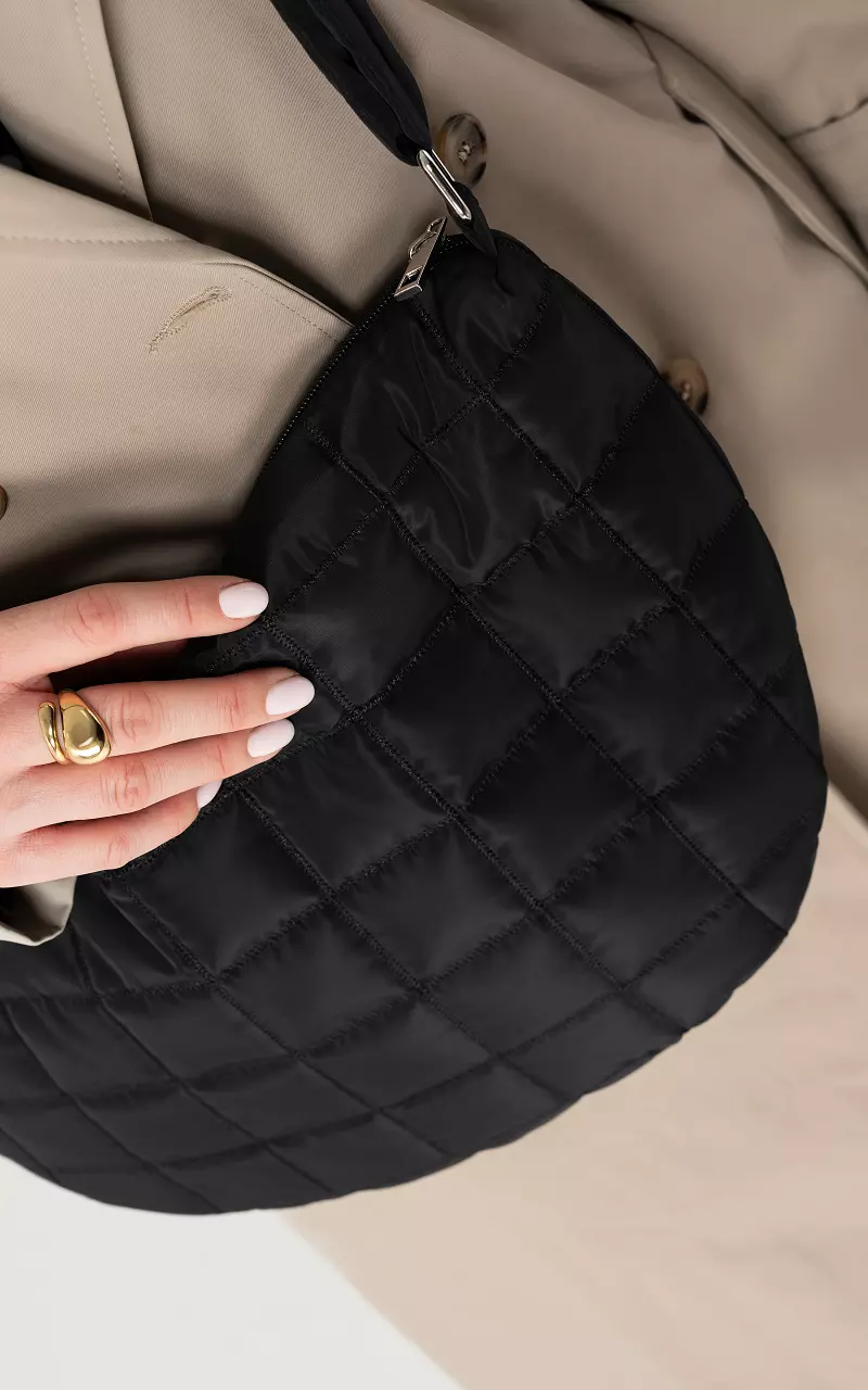 Tas met hengsel Zwart