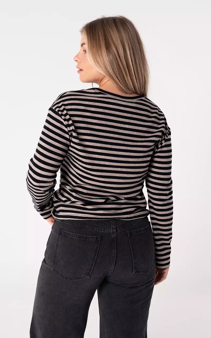 Shirt #105711 Black Beige