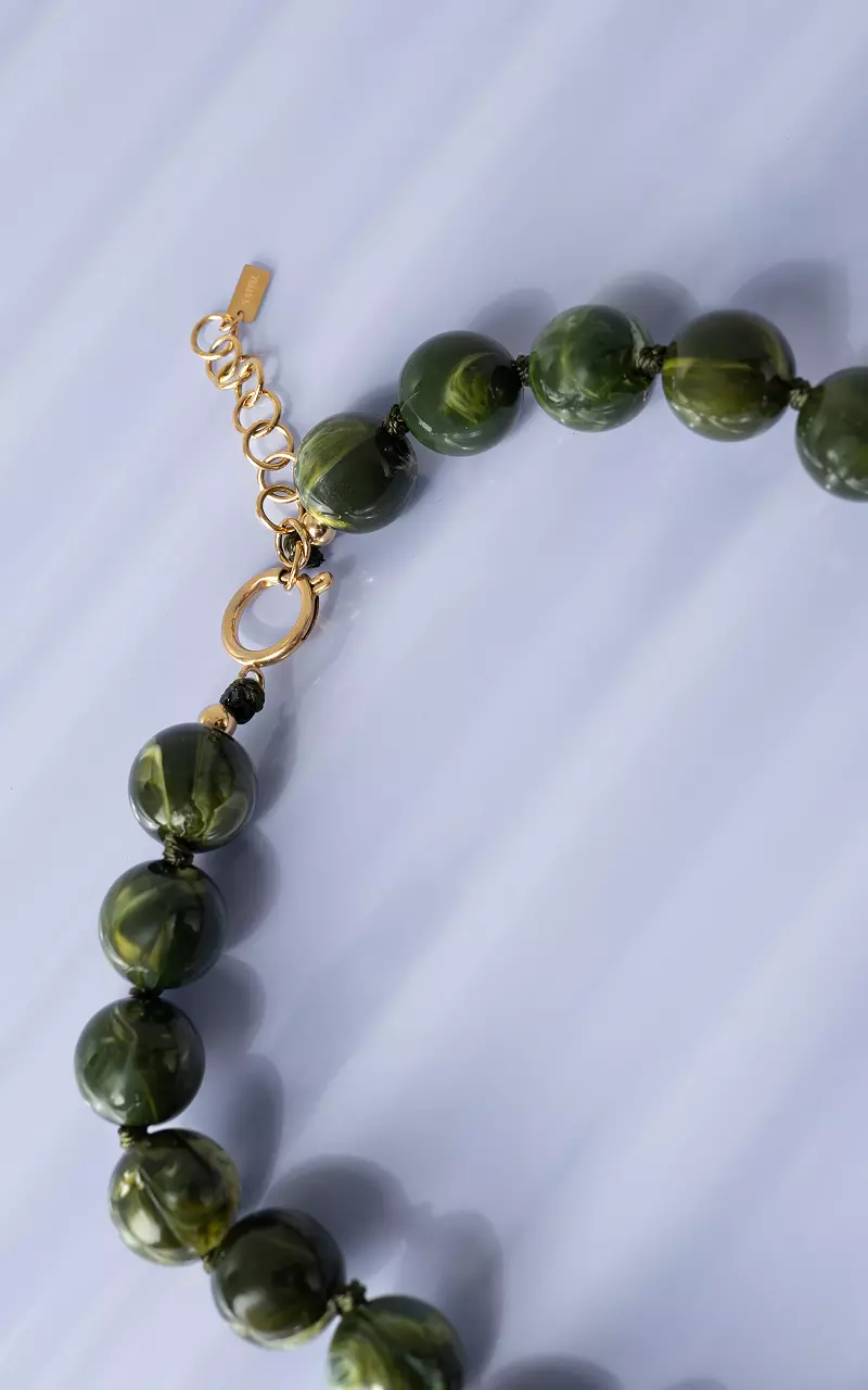Kralen ketting Groen