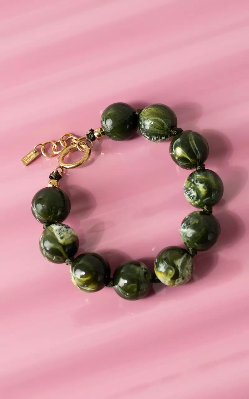 Kralen armband Groen