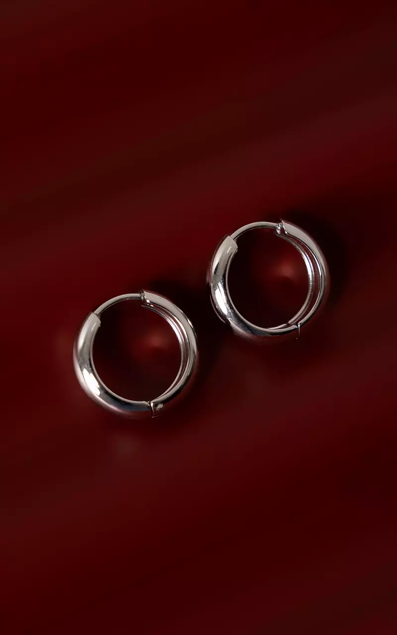 Geschlossene Ohrringe Silber