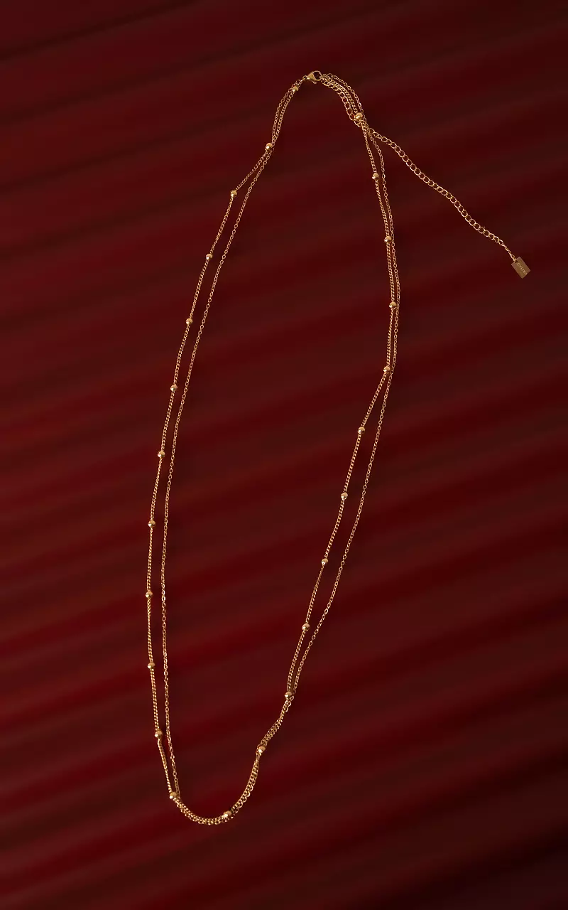 Tweelaagse ketting Goud