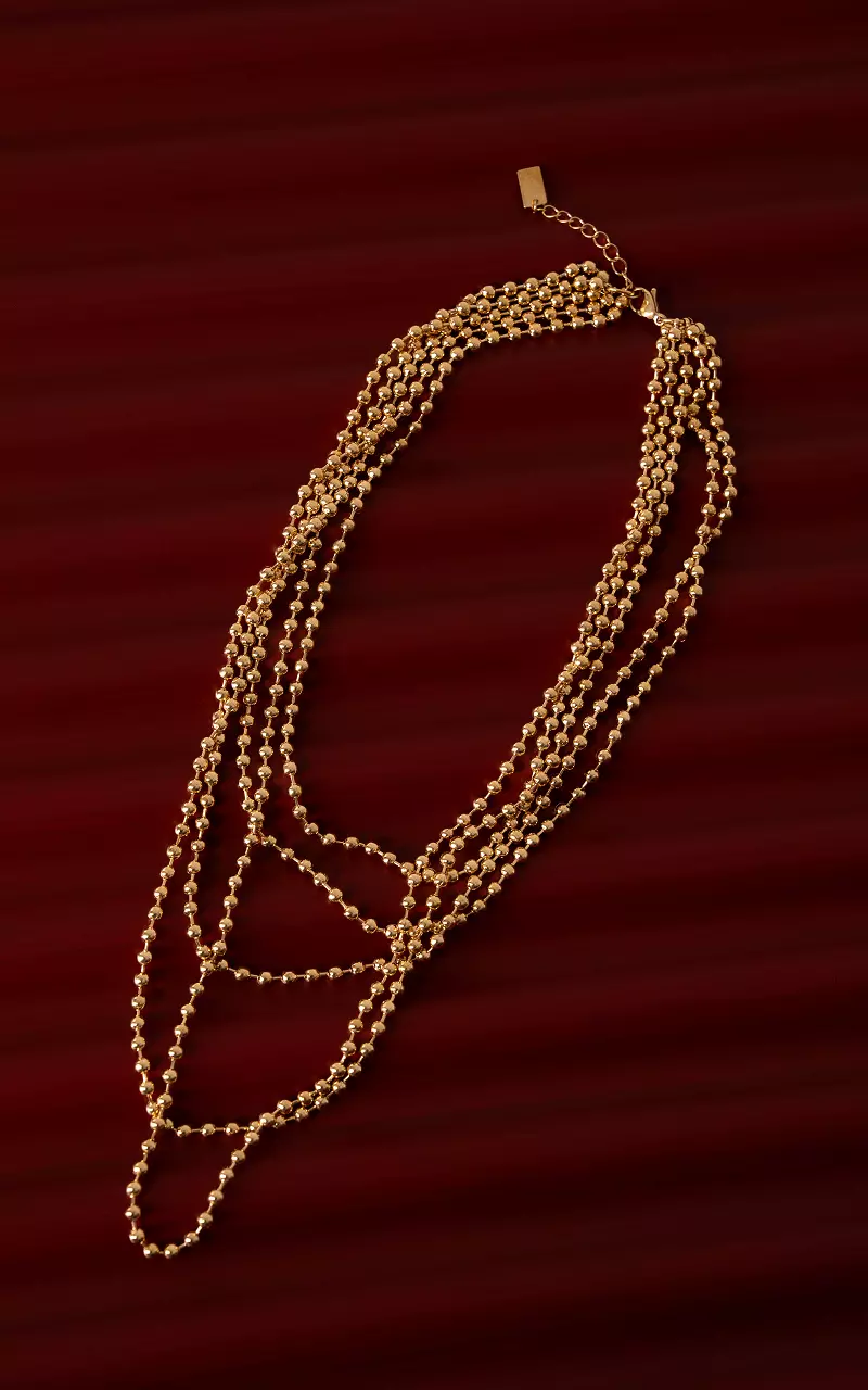 Multilayer Kette Gold
