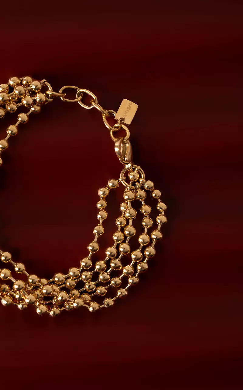 Multilayer Armband Gold