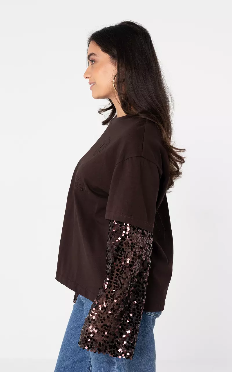 Longsleeve Donkerbruin