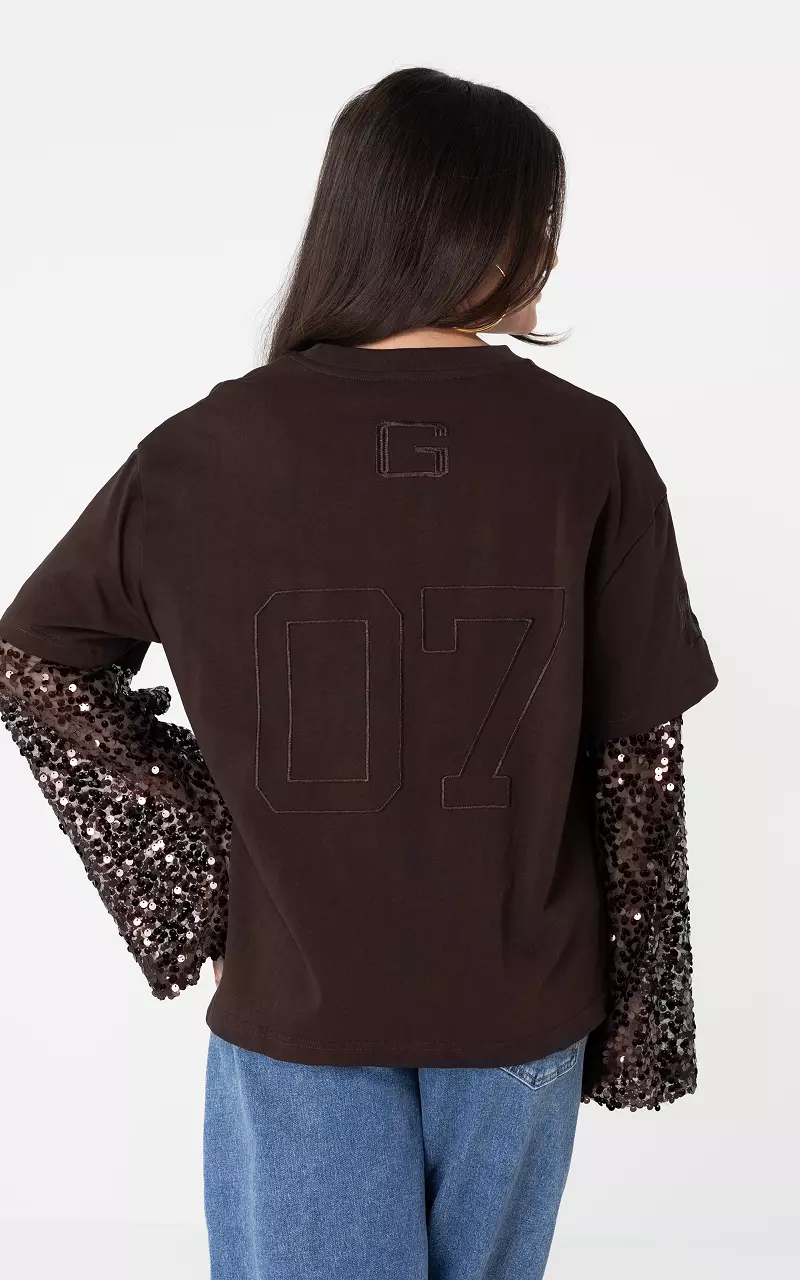 Longsleeve Donkerbruin