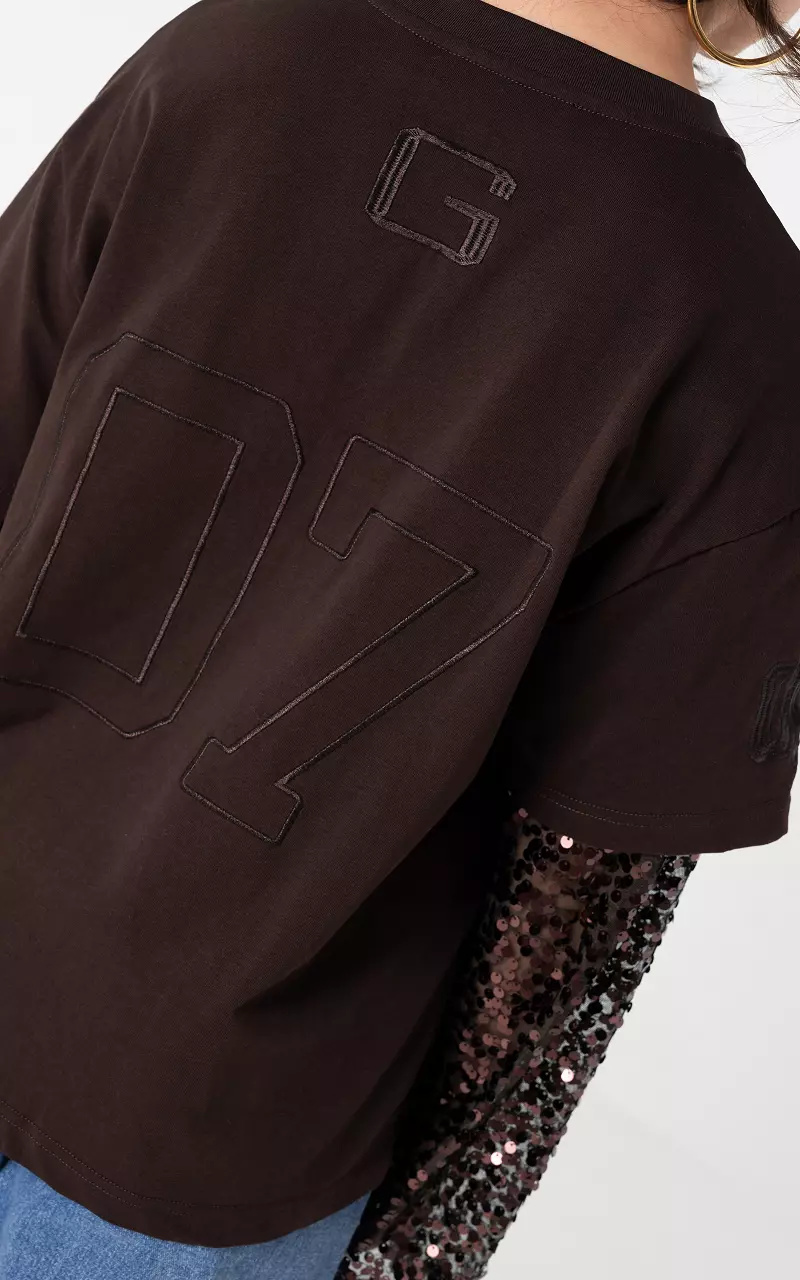 Longsleeve Donkerbruin