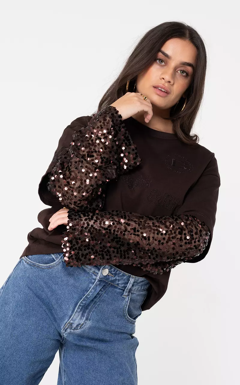 Longsleeve Donkerbruin