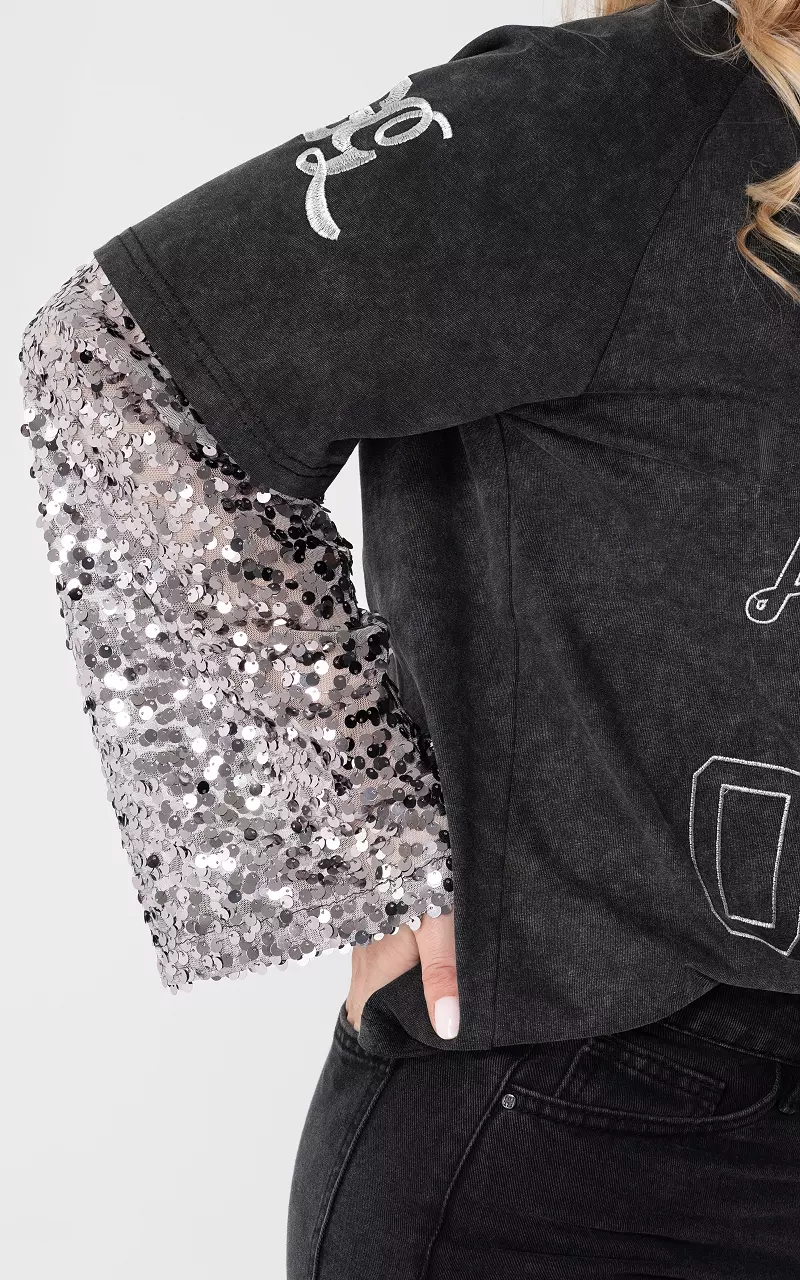 Longsleeve Dunkelgrau