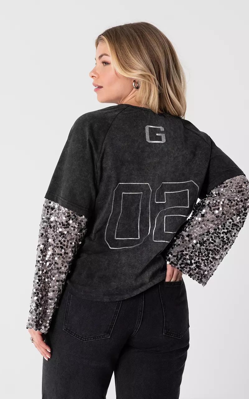 Longsleeve Dunkelgrau