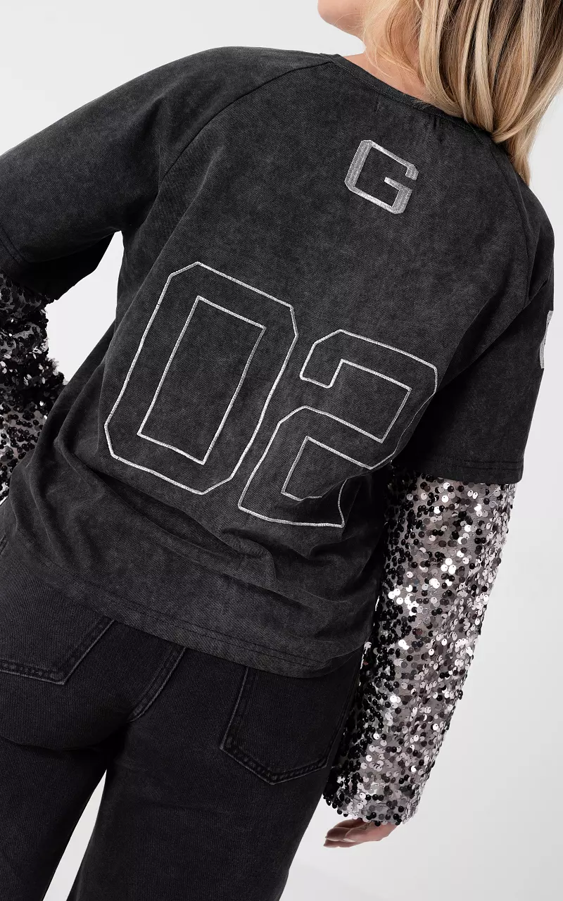 Longsleeve Dunkelgrau