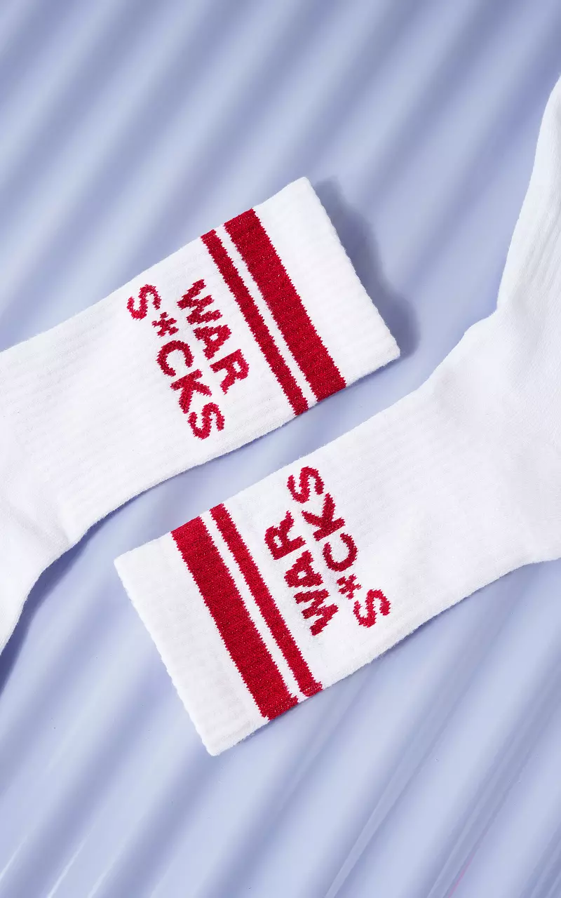 Socken #105806 Rot Weiß