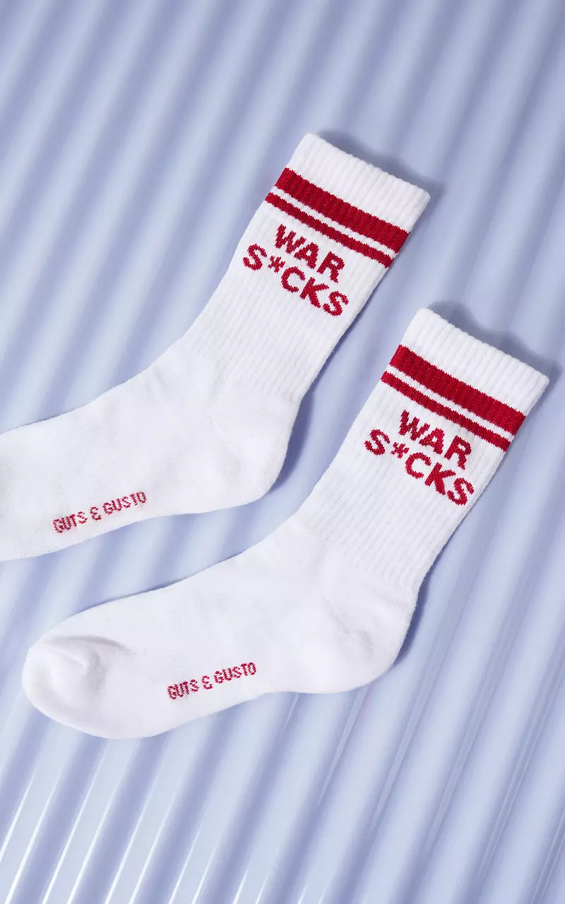 Socken #105806 Rot Weiß