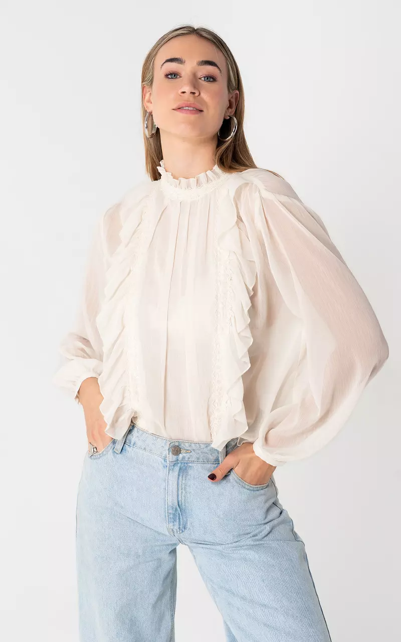 Blouse #105828 Cream