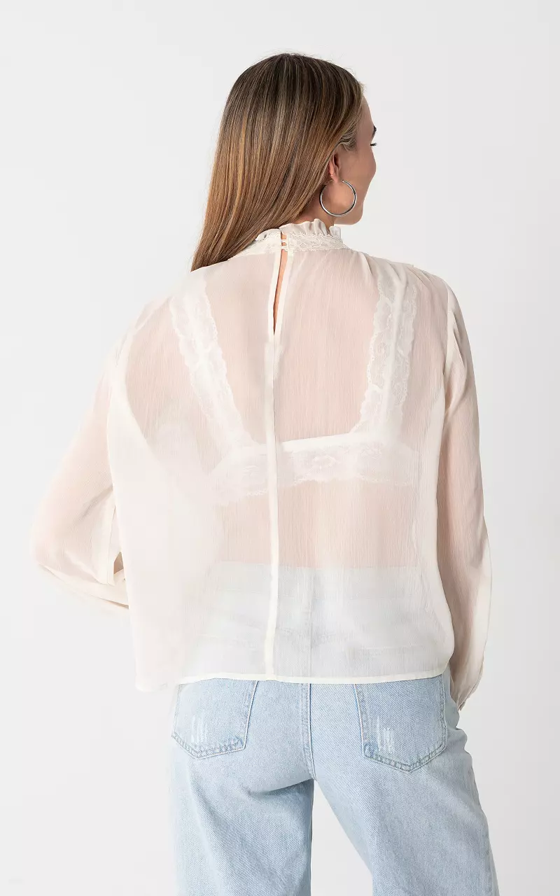 Blouse #105828 Cream