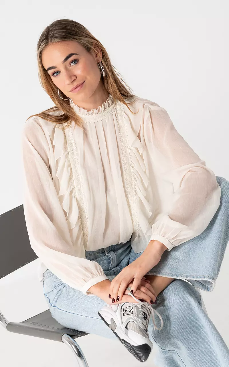 Blouse #105828 Cream