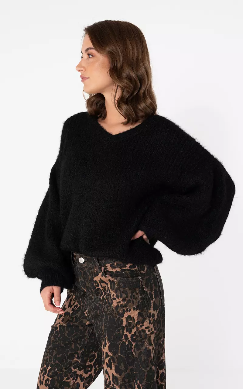 Oversized Pullover Schwarz