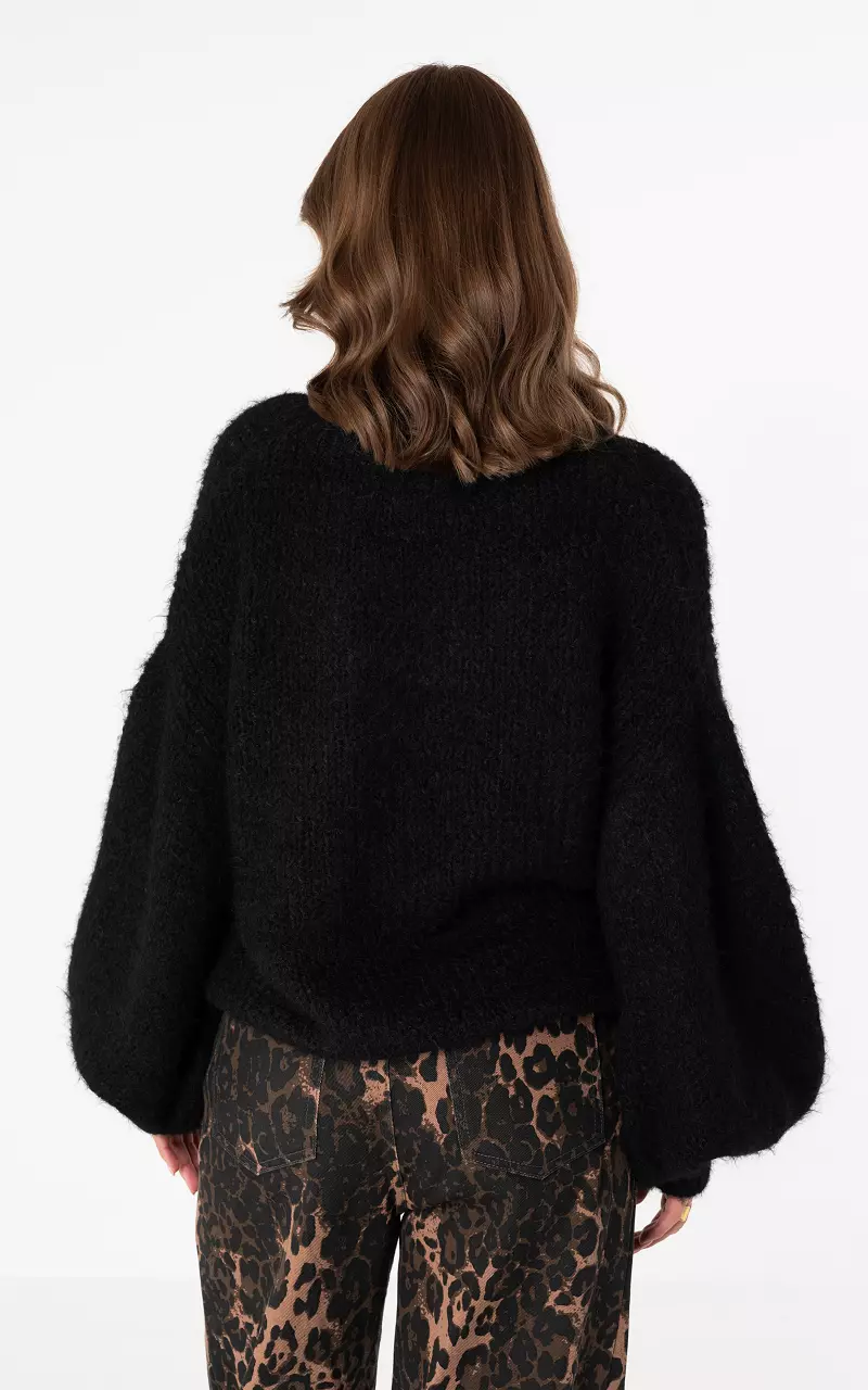 Oversized Pullover Schwarz