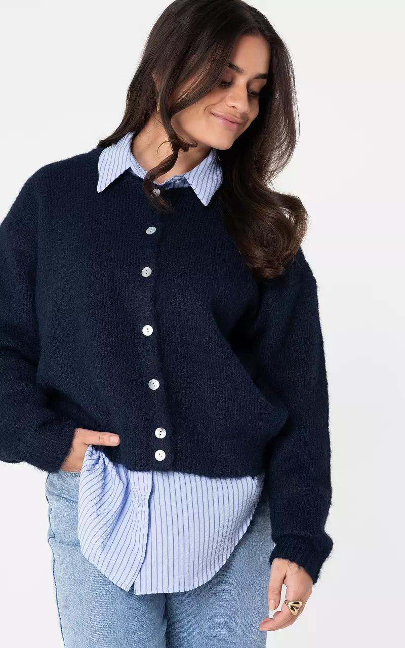 Cardigan #105952 Dark Blue