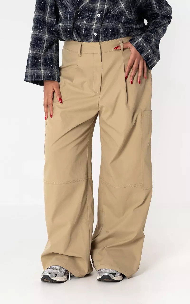 Cargo wide leg Beige