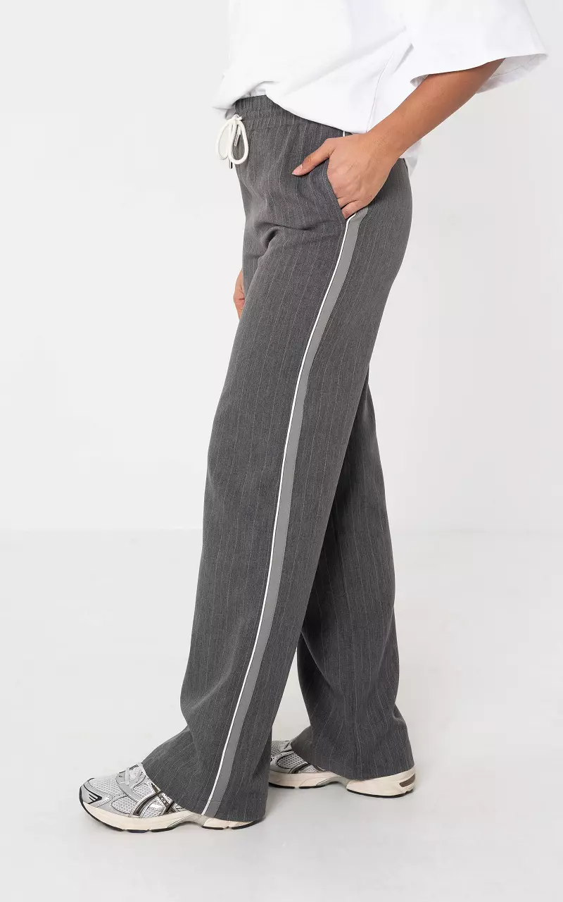 Hose #106035 Grau Weiß