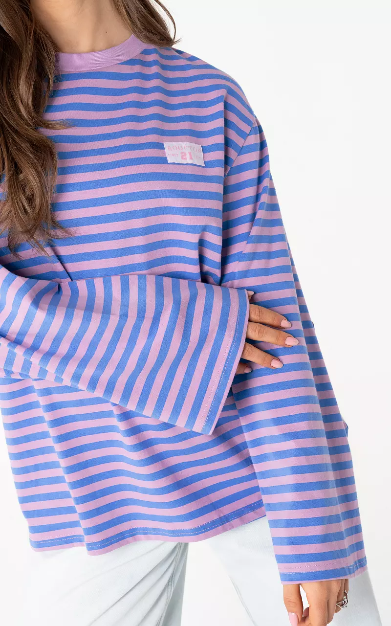 Striped shirt Blue Lilac