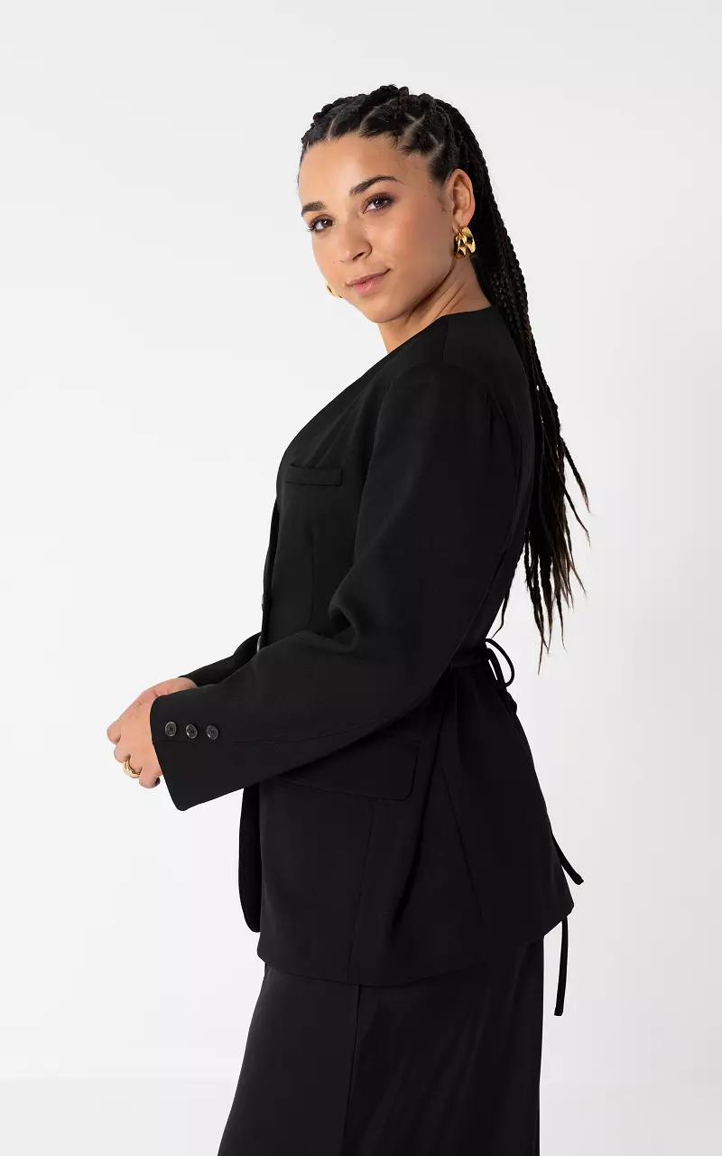 Oversized Blazer Schwarz