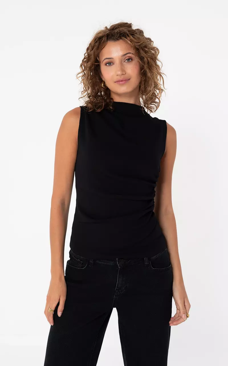 Draped top Black