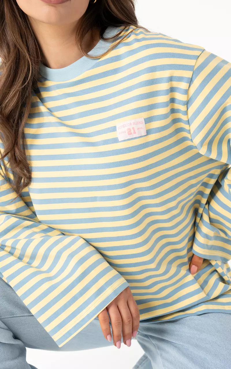 Long sleeve Light Blue Light Yellow