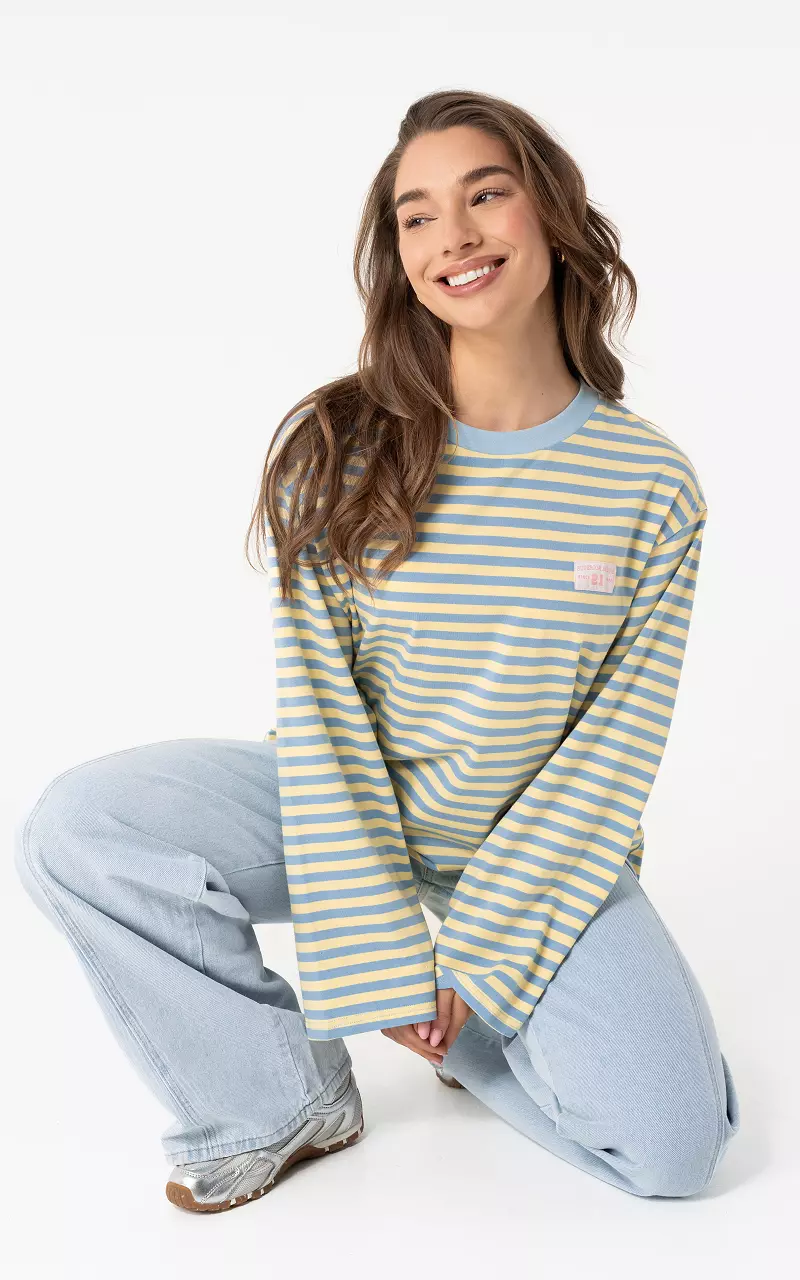 Long sleeve Light Blue Light Yellow