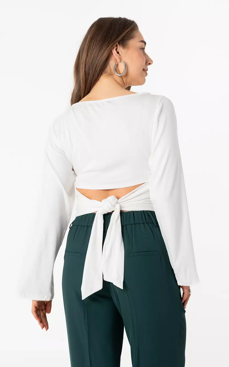 Wrap top White