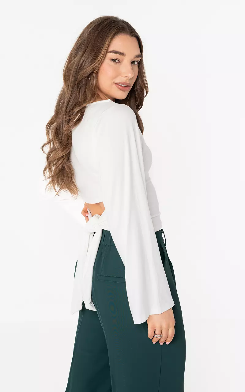 Wrap top White