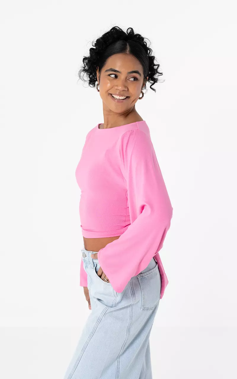 Wrap top Pink