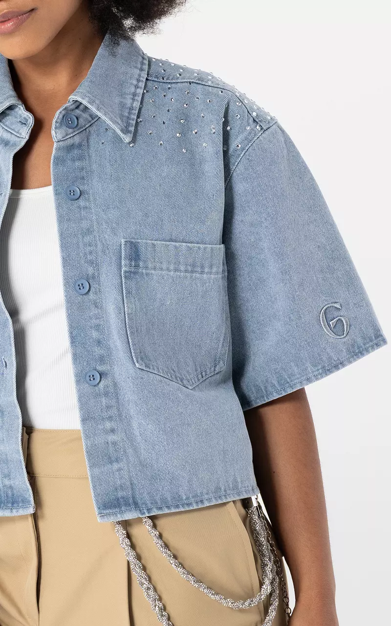 Denim blouse Light Blue