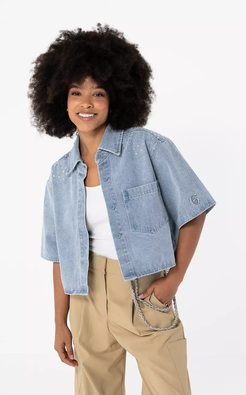 Denim blouse Light Blue