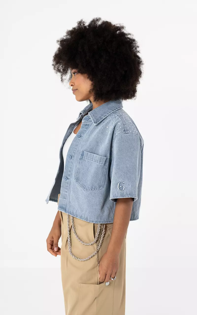 Denim blouse Light Blue